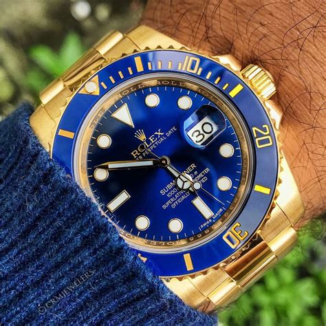 yellow face rolex|rolex submariner blue yellow gold.